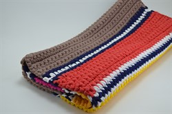 Коврик вязаный крючком длина 95 см - ручная работа (хлопок) 2549