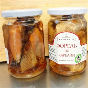 Консервы рыбные "Форель из Карелии". Карельские консервы. 2851