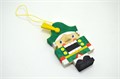 Елочная игрушка "Щелкунчик" (дерево, цвет зеленый,  высота 10 см) 2744