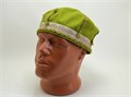 Шапка мужская  р. 60,5-62, зеленая, лён. Карельская мужская шапка 2732