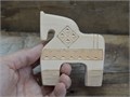 Фигурка Лошадка деревянная, северная игрушка 2755