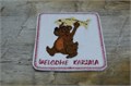 Магнит сувенирный текстильный "Добро пожаловать в Карелию - Welcome Karjala"  текстиль вышивка 2782