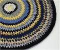 Коврик вязаный круглый 52 см - ручная работа 2594