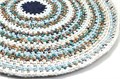 Коврик круглый вязаный 52 см  (хлопок) 2595