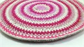 Коврик вязаный круглый 50 см хлопок 2597