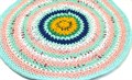Коврик круглый вязаный 51 м хлопок 2843