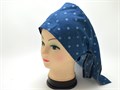 Сорока (синяя) женский головной убор. 2738