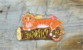 Магнит сувенирный "Петрозаводск. Рыжий кот" - ручная работа, дерево 2840