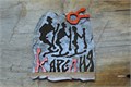 Магнит сувенирный "Карелия. Петроглифы" - ручная работа, дерево 2842 - фото 11745
