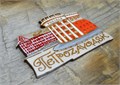 Магнит сувенирный "Петрозаводск. Гостиница Северная" - ручная работа, дерево 2856