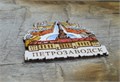 Магнит сувенирный "Петрозаводск. Площадь Гагарина. Железнодорожный вокзал" ручная работа, дерево 2629-1