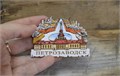 Магнит сувенирный "Петрозаводск. Площадь Гагарина. Железнодорожный вокзал" ручная работа, дерево 2629-1
