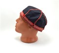Шапка мужская карельская, черная, р.60-62, хлопок. Национальный карельский головной убор. 2872