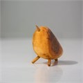 Деревянная фигурка "Птица души - Sielulintu" - ручная работа, высота 6 см 2899